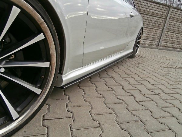 lmr Sidokjolar Diffusers Audi Rs5 8T / ABS Svart Struktur