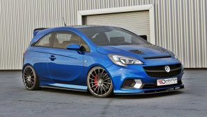 Sidokjolar Diffusers Opel Corsa E Opc/Vxr / ABS Svart Struktur