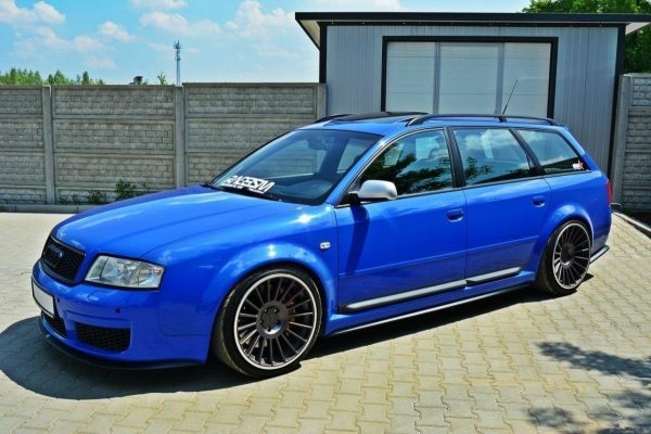lmr Side Skirts Diffusers Audi Rs6 C5 / Gloss Black