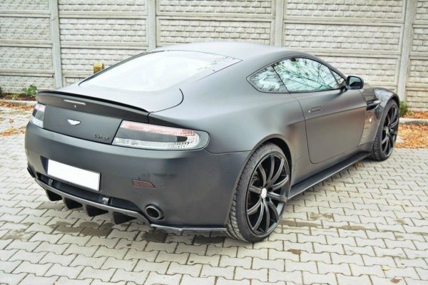 lmr Bakre Sidosplitters Aston Martin V8 Vantage / Blanksvart