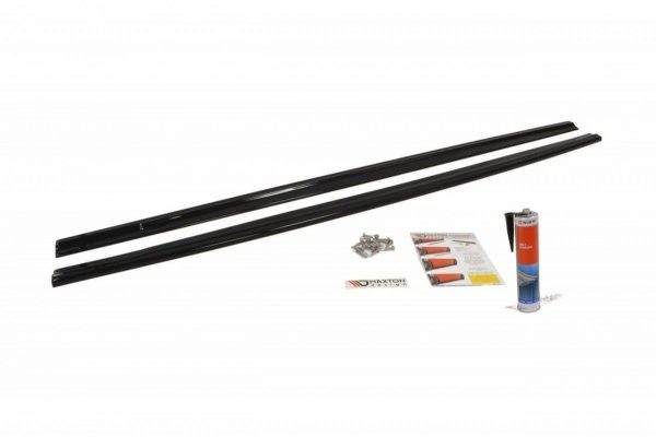 lmr Side Skirts Diffusers Ford Focus Ii St Facelift / Gloss Black