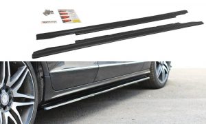 Side Skirts Diffusers Mercedes Cls C218 / ABS Black / Molet