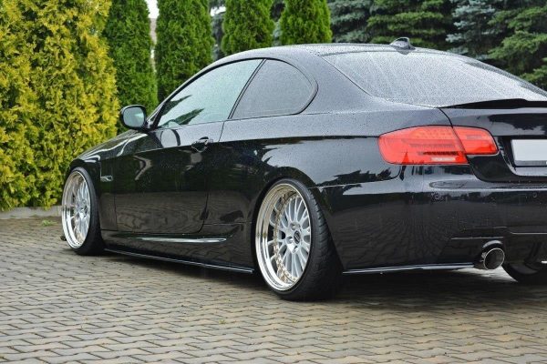 lmr Side Skirts Diffusers BMW 3 E92 M-Pack Facelift / Gloss Black