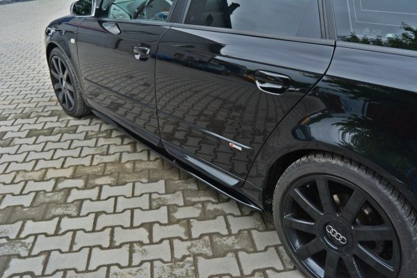 lmr Sidokjolar Diffusers Audi S4 B6 / ABS Svart Struktur