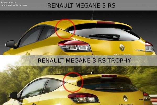 lmr Spoiler Extension Renault Megane Mk3 Rs Trophy / Gloss Black