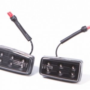 lmr Diod skärmblinkers med klarglas -Svarta- Volvo 240 / 740 / 940 / 960 / S90 / V90 / 850 / S70 / V70 mfl