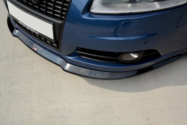 lmr Front Splitter Audi A6 C6 S-Line (Preface) / ABS Svart Struktur