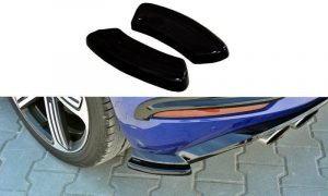 Rear Side Splitters Vw Golf Vii R (Facelift) / ABS Black / Molet