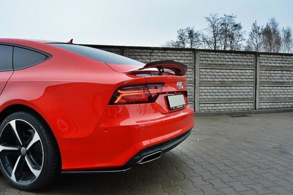 lmr Bakre Sidosplitters Audi A7 S-Line (Facelift) / Blanksvart