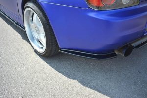 Bakre Sidosplitters Honda S2000 / ABS Svart Struktur