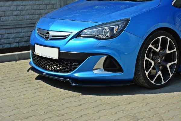 lmr Front Splitter Opel Astra J Opc / Vxr V.2 / Carbon Look