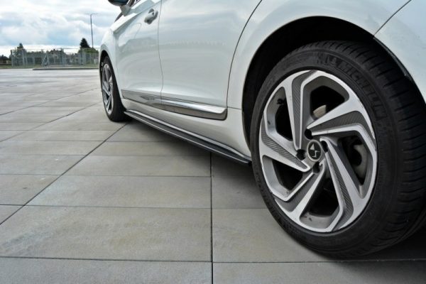 lmr Side Skirts Diffusers Citroen Ds5 Facelift / Carbon Look