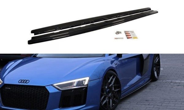 lmr Side Skirts Diffusers Audi R8 Ii / ABS Black / Molet