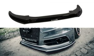 Front Racing Splitter Audi A6 C7 S-Line (2 Splitters = 1 Set) / Abs+Carbon Look