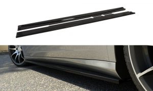Side Skirts Diffusers Mercedes C219 / ABS Black / Molet