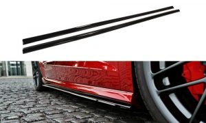 Sidokjolar Diffusers Audi S3 8V Sportback / Audi A3 8V Sline / ABS Svart Struktur
