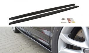 Side Skirts Diffusers Audi S3 8P (Facelift Model) 2009-2013 / ABS Black / Molet