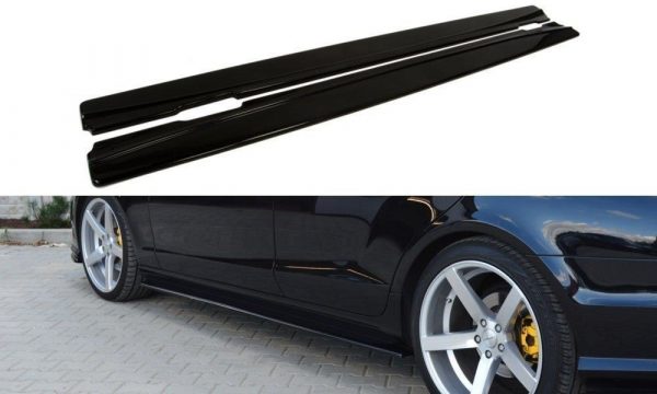 lmr Side Skirts Diffusers Mercedes Cls C218 Amg Line / Gloss Black
