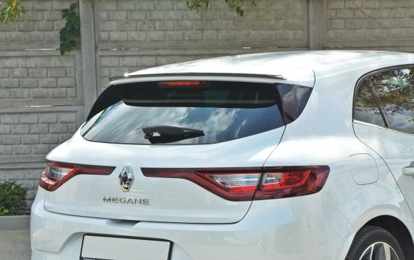 lmr Spoiler Cap Renault Megane Mk4 Hatchback / Blanksvart