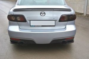 Bakre Sidosplitters Mazda 6 Mk1 Mps / ABS Svart Struktur