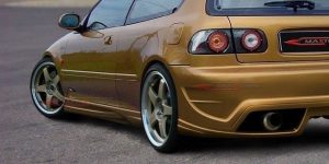 Side Skirts 2 Civic V Hb / Not Primed