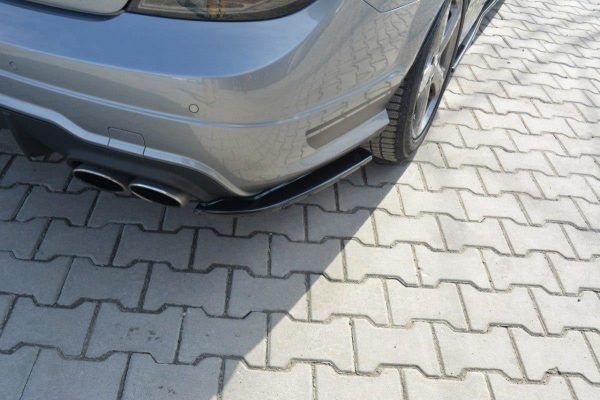 lmr Bakre Sidosplitters Mercedes C W204 Amg-Line (Facelift) / ABS Svart Struktur