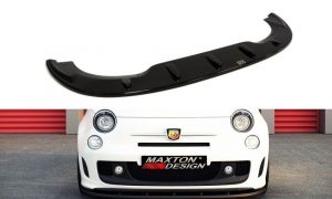 Front Splitter Fiat 500 Abarth / ABS Svart Struktur