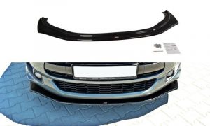 Front Splitter V.2 Citroen Ds5 Facelift / ABS Svart Struktur