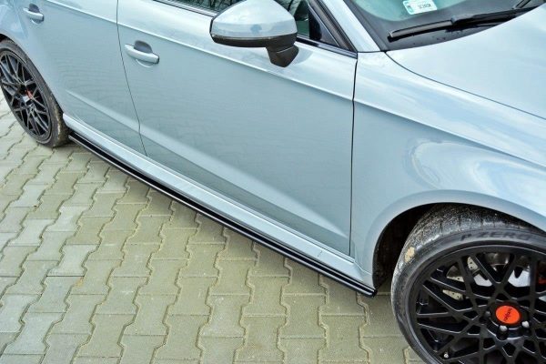 lmr Sidokjolar Diffusers Audi Rs3 8Va / ABS Svart Struktur