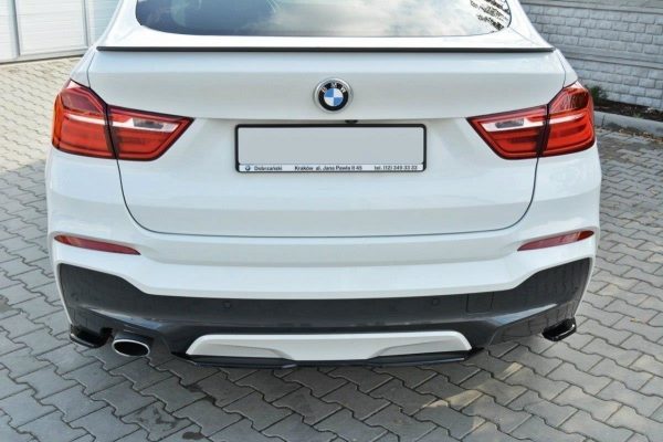 lmr Bakre Sidosplitters BMW X4 M-Pack / Blanksvart