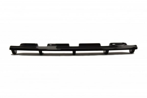 lmr Central Rear Splitter BMW 6 Gran Coupé Mpack (With A Vertical Bar) / Gloss Black