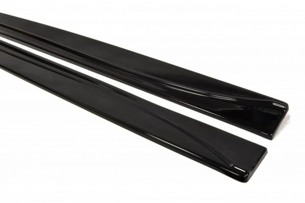 lmr Side Skirts Diffusers Jaguar Xf X250 (Facelift) / Carbon Look