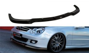 Front Splitter Mercedes Clk W209 Facelift Model For Standard Version / ABS Black / Molet
