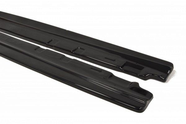 lmr Side Skirts Diffusers Mercedes C-Class W204 (Facelift) / Gloss Black