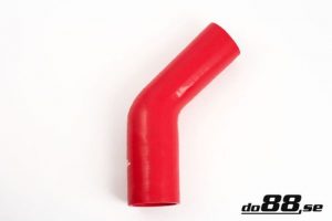 Silikonslang Röd 45 grader 2 – 2,25” (51 – 57mm)