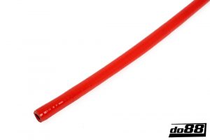Silikonslang Röd Flexibel slät 0,625” (16mm)