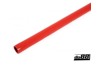 Silikonslang Röd Flexibel slät 1,125” (28mm)