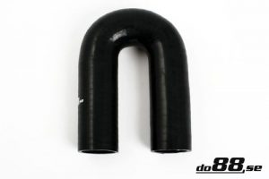 Silicone Hose Black 180 degrees 1 5/8” (40mm)