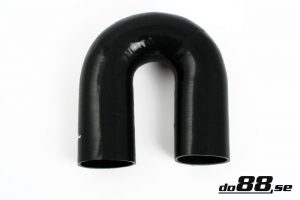 Silicone Hose Black 180degres 3” (76mm)