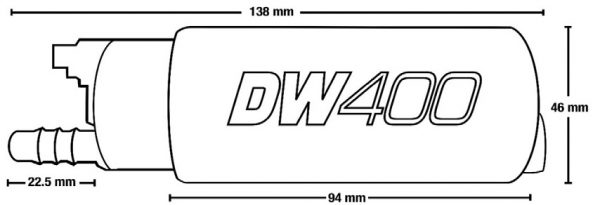 lmr Deatschwerks DW400 pump In-Tank 415l/h Universal