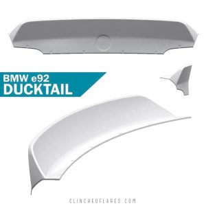 Clinched BMW 3-series / M3 (E92) Ducktail Trunk Spoiler