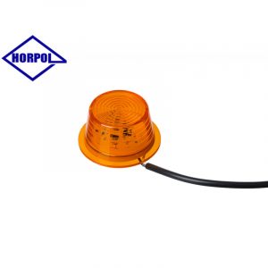 HORPOL Optimal LED Sidomarkeringsljus Ø71mm (Orange ljus)
