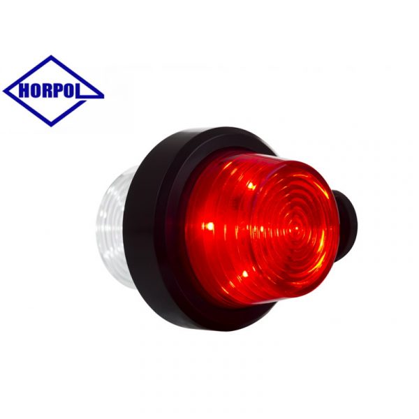 lmr HORPOL Optimal LED Breddmarkeringsljus Ø71mm (Rött ljus)