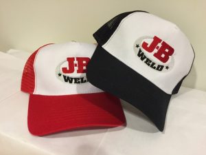 J-B Weld Trucker Keps (Röd/Vit eller Svart/Vit)