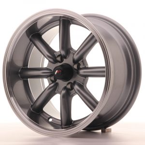 Japan Racing JR19 15×8 ET0 4×100 Gun Metal