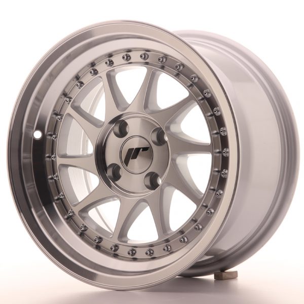 lmr Japan Racing JR26 15x8 ET5 4x100 Machined Silver