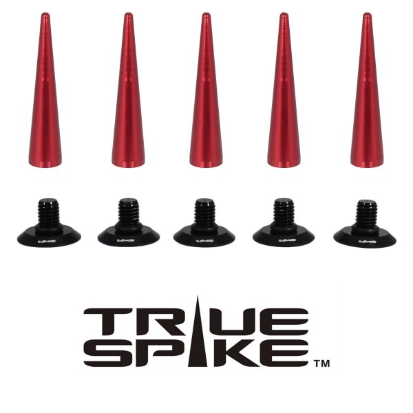 lmr TRUE SPIKE Stick On Lug Nut Cap Base 5pcs Black Colour