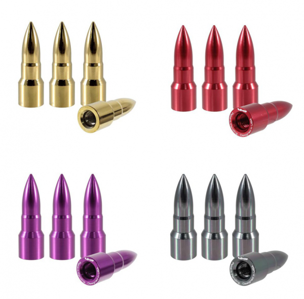 lmr True Spike Lug Nut Caps - Bullet - 16mm / 51 mm