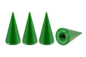 True Spike Lug Nut Caps – Spike – 25 mm / 51 mm – Grön