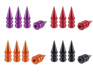 True Spike Lug Nut Caps – Ribbed – 25 mm / 73 mm